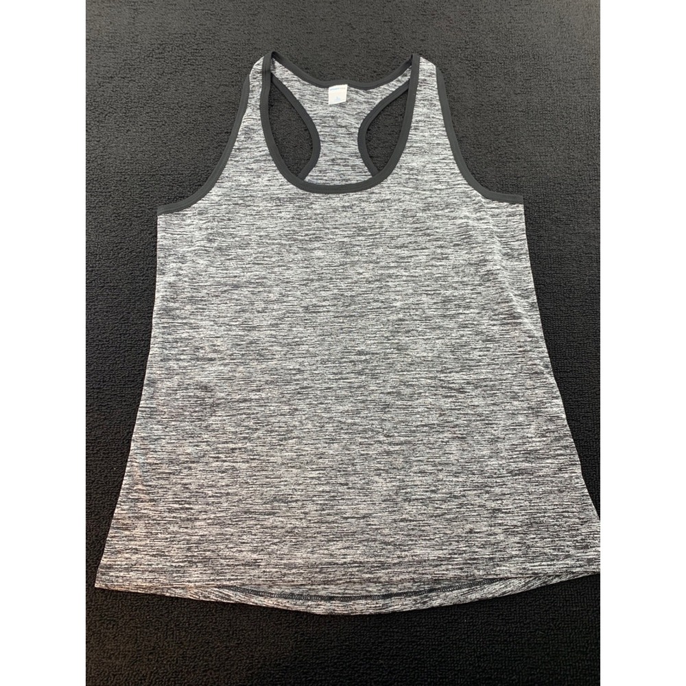 Sport-Tek Ladies Racerback Tank Top‎ Athletic Workout Gray Heather Size L